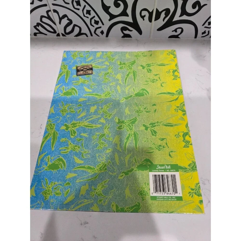 Looney Tunes Wile E Coyote Portfolio Folder Vintage 1995 Stuart Hall